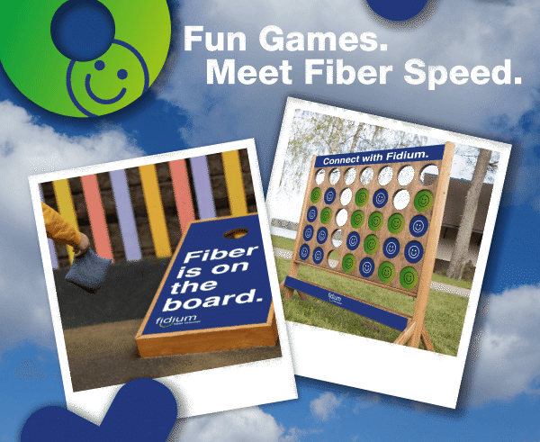 Fidium Lawn Games Join us for some great games and better fiber internet