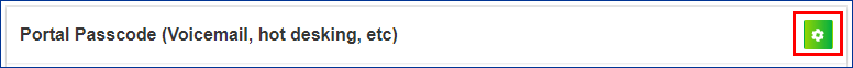 Select voicemail settings