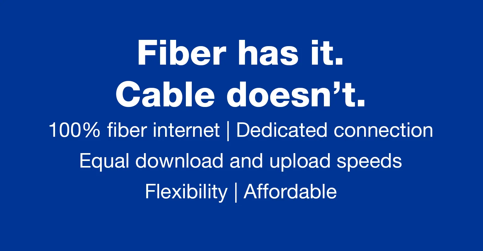 Consolidated fiber has it. Cable doesn't. Consolidated fiber has it. Cable doesn't.