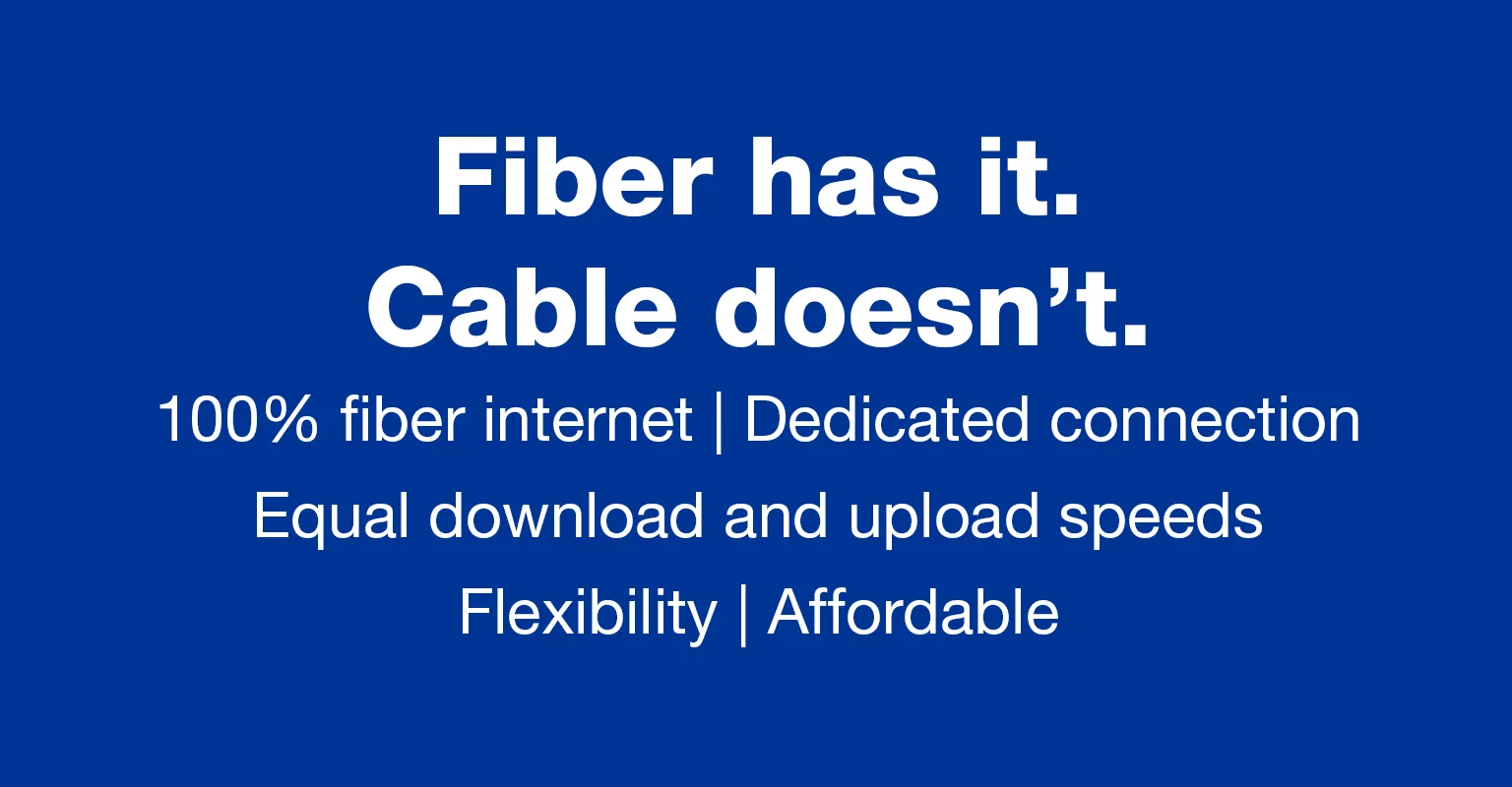 Consolidated fiber has it. Cable doesn't. Consolidated fiber has it. Cable doesn't.