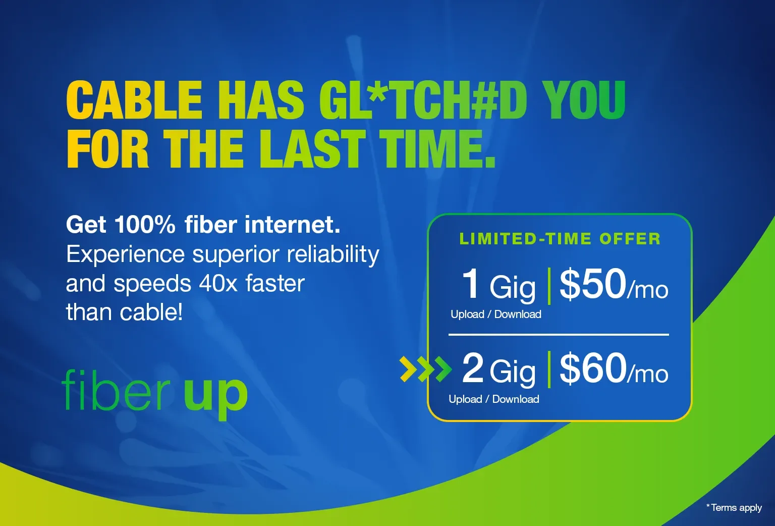 Experience stress-free browsing with Fidium Fiber's high-speed internet services. Experience stress-free browsing with Fidium Fiber's high-speed internet services.
