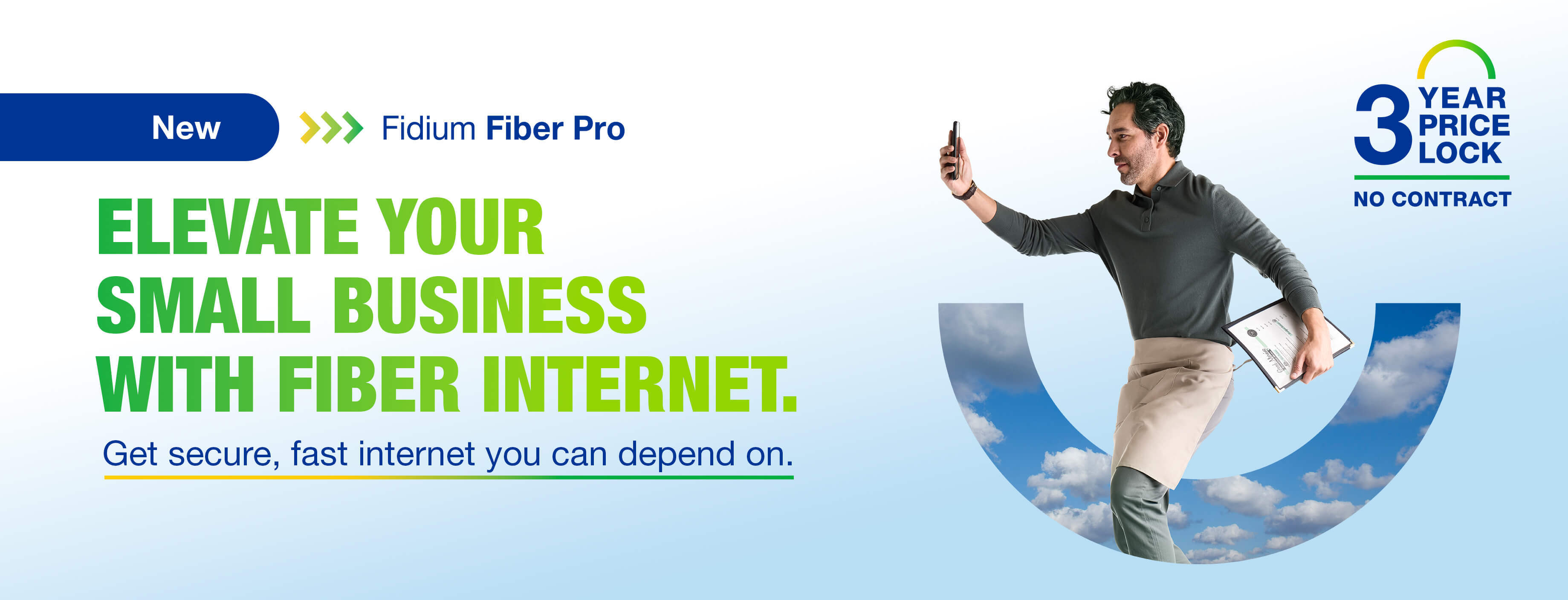 High-speed fiber internet solutions for your small business.