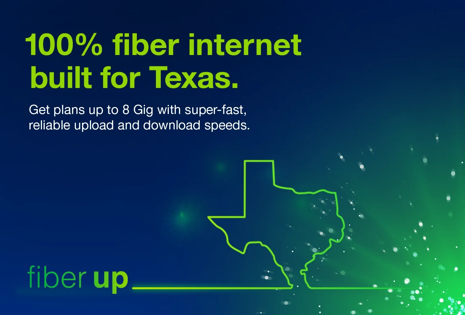 Fidium Fiber delivers high speed internet near you in Texas. Fidium Fiber delivers high speed internet near you in Texas.