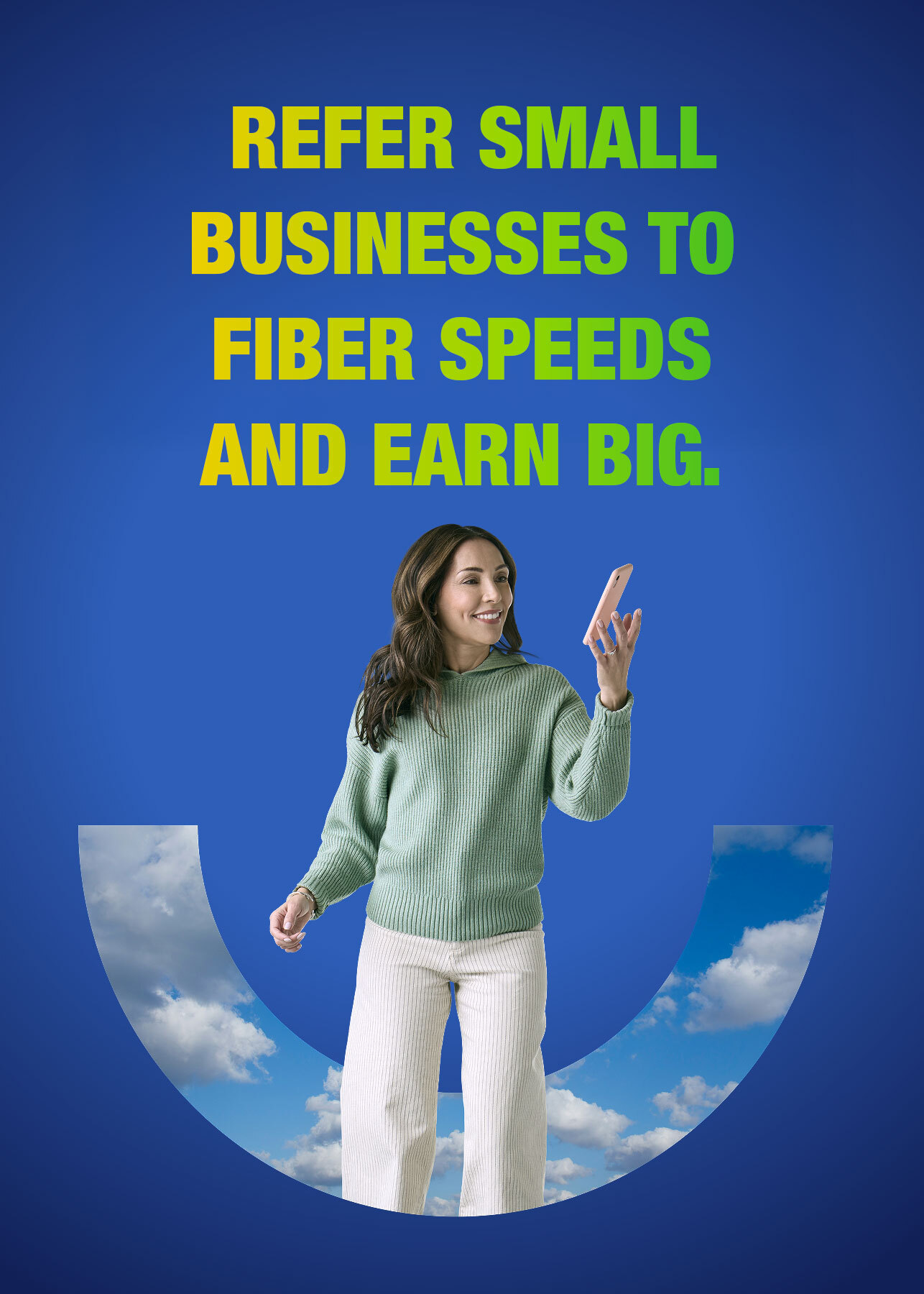 Refer small businesses to fiber speeds and earn big.
