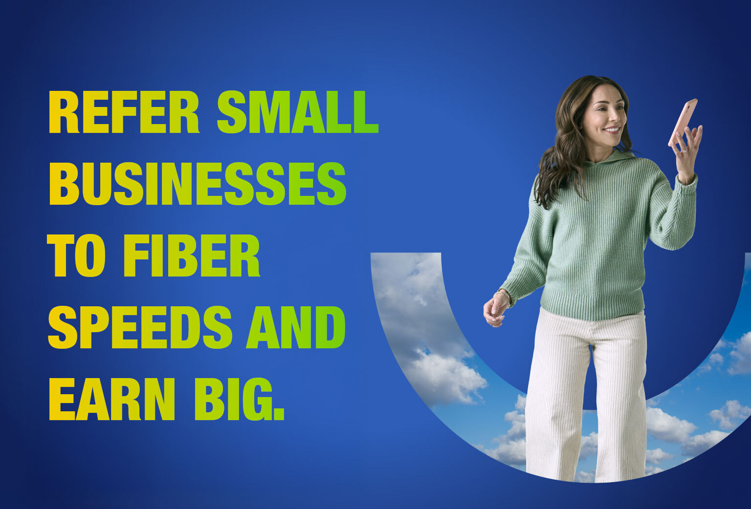 Refer small businesses to fiber speeds and earn big.