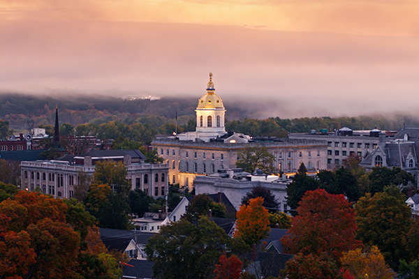 Capital building in New Hampshire