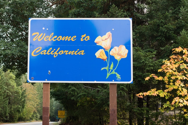 Welcome to California State Sign