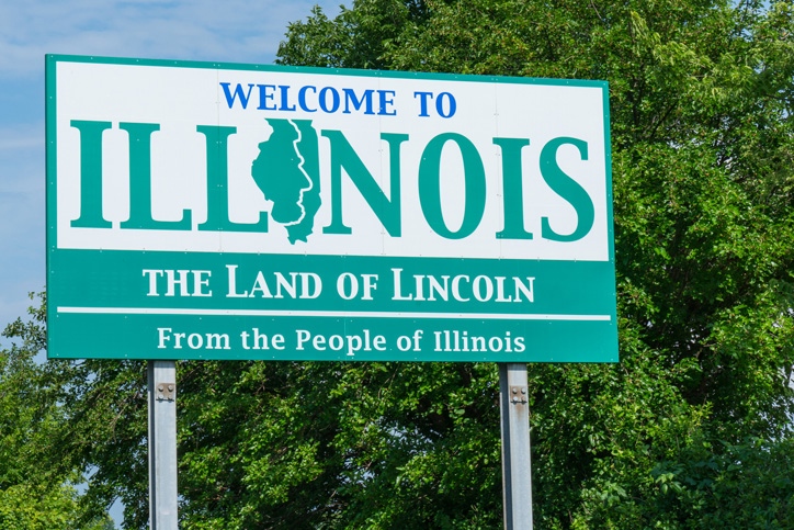 Welcome to Illinois State Sign