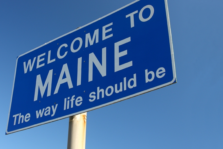 Welcome to Maine State Sign