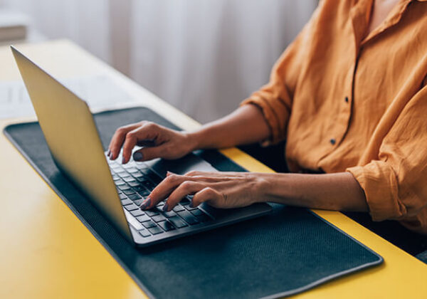 Wholesale Trouble Administration Sub Hero 600x400 Woman typing on laptop