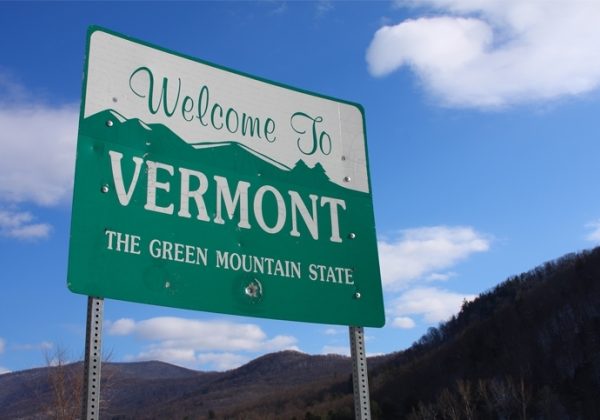 Welcome to Vermont State Sign