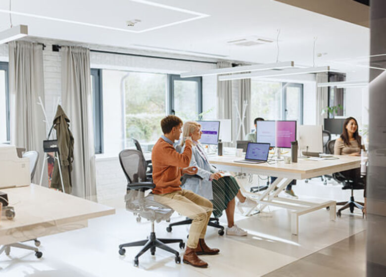 Business Technology Partners Sub Hero 600x400 Workers in an open office sitting at desks