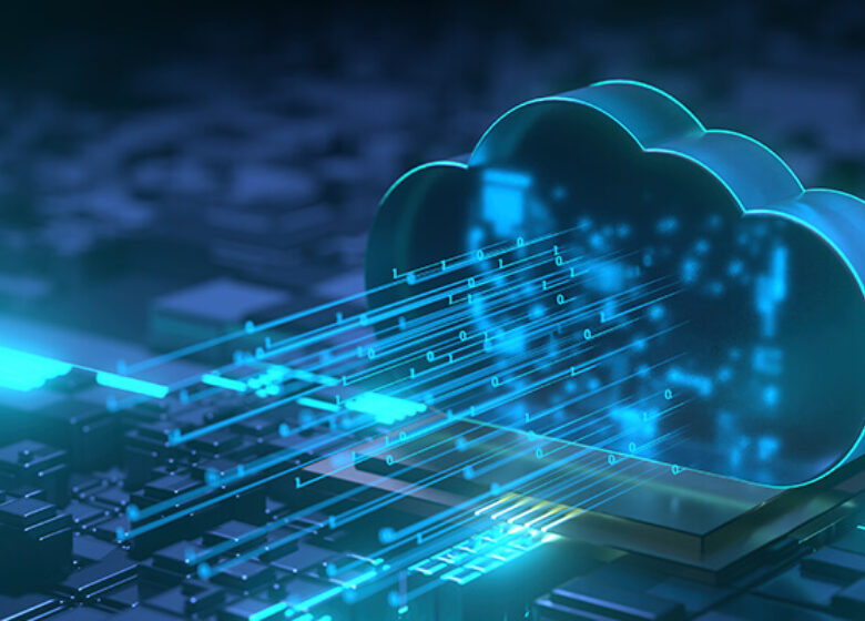 Business Cloud Firewall Sub Hero 600x400 Neon blue cloud figurine shooting rays of blue lights