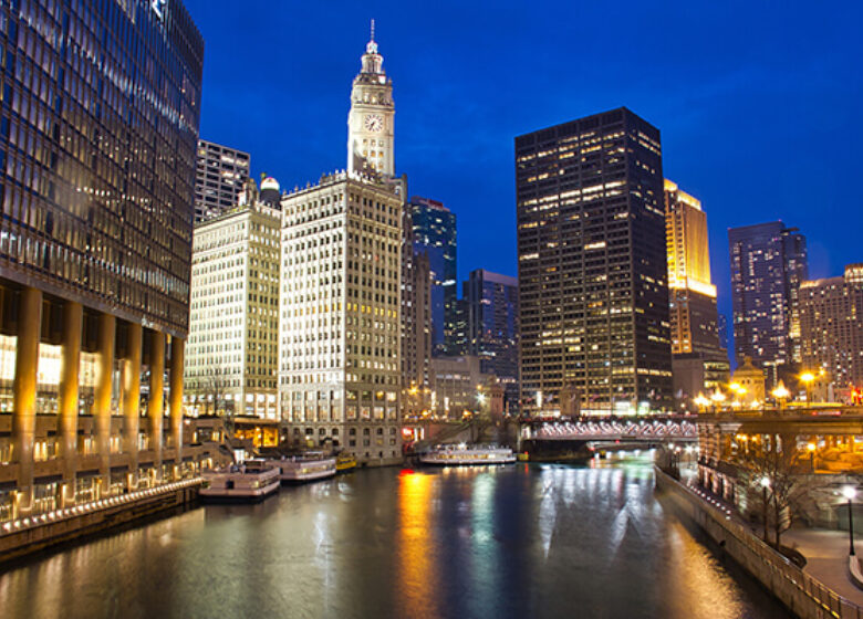 City view of Illinois