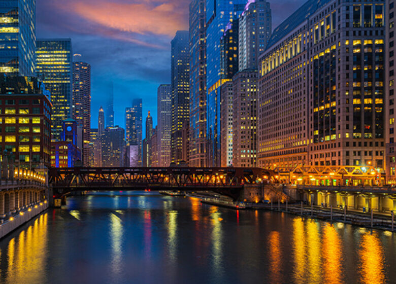 City view of Illinois