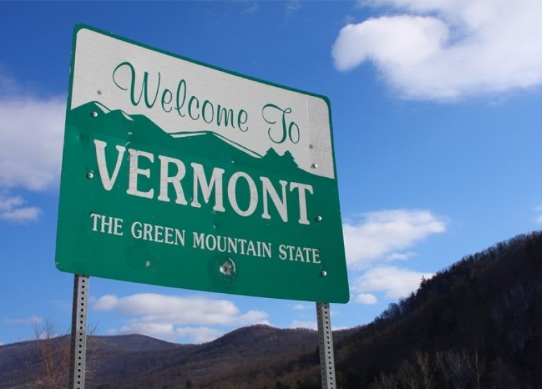 Welcome to Vermont State Sign